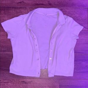 green  brandy melville crop top